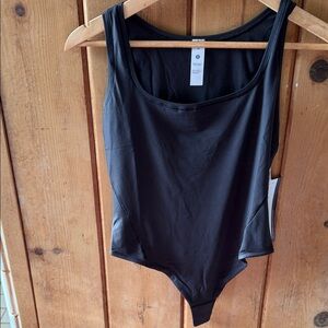 lululemon Black Sleeveless Bodysuit